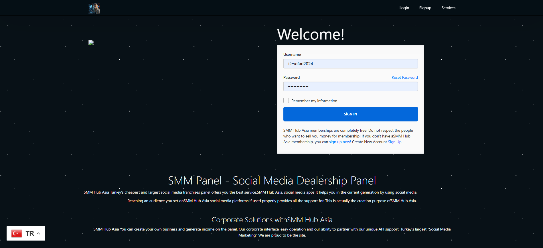Darker theme preview